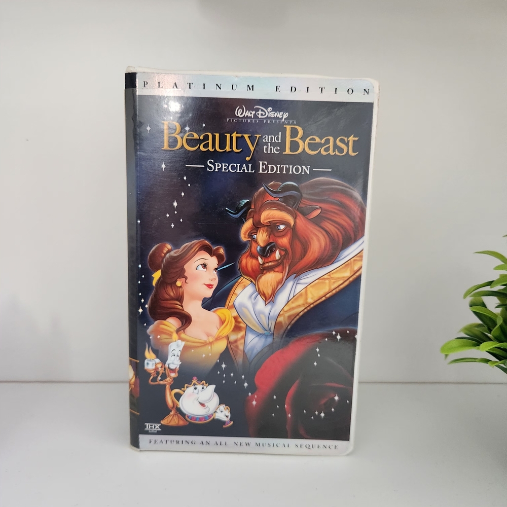 Vintage DISNEY VHS: 1991 BEAUTY & THE BEAST - Special Edition - Platinum Edition